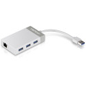 Võrgukaart: USB 3.0, 10/100/1000Mbps +  3xUSB 3.0 HUB