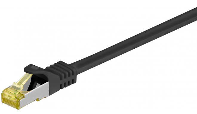 Võrgukaabel CAT6A S/FTP 5.0m, must, 500 MHz, PiMF, LSZH, CU, CAT 7 kaablist