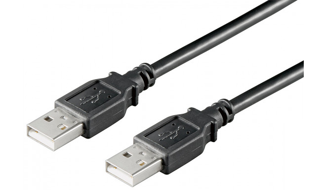 USB 2.0 kaabel A - A 1.8m, must