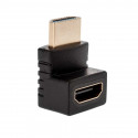 Adapter HDMI (F) - (M) 90° paremale nurgaga, üles