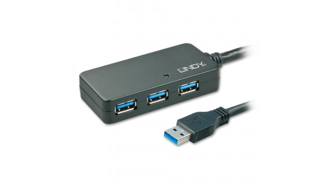 10m USB 3.0 Active Ext Hub Pro Type A Male to 4 x Female