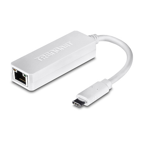 Võrgukaart: USB-C - RJ45 10/100/1000Mbps, must, sobib ka Mac´idele
