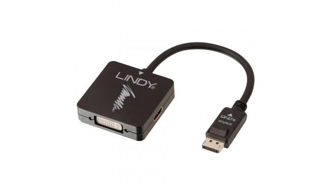 DisplayPort 1.2 to HDMI, VGA & DVI-D Adapter Converter