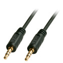 3.5mm kaabel 0.25m, must, PREMIUM