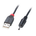 USB 2.0 kaabel A - DC 0.7mm/2.5mm 1.5m, 5V, must