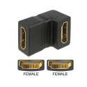 Adapter HDMI (F) - (F) 90° nurgaga üles