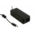 Toiteplokk AC-DC tööstuslik desktop adapter; väljund 12Vdc 5A; 3 pole AC inlet IEC320-C14