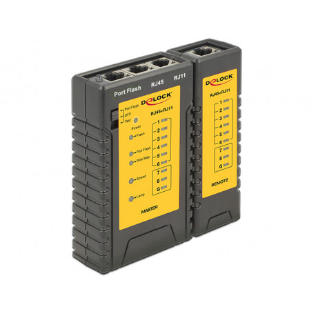 Kaablitester RJ45/RJ12 + portfinder