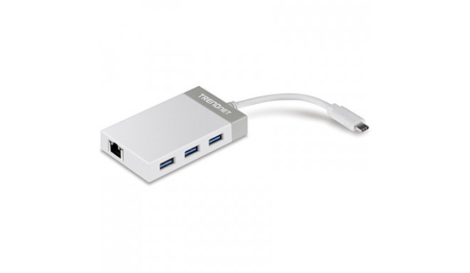 USB-C to Gigabit Ethernet Adapter + USB Hub