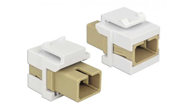 Delock Keystone module SC Simplex female > SC Simplex female