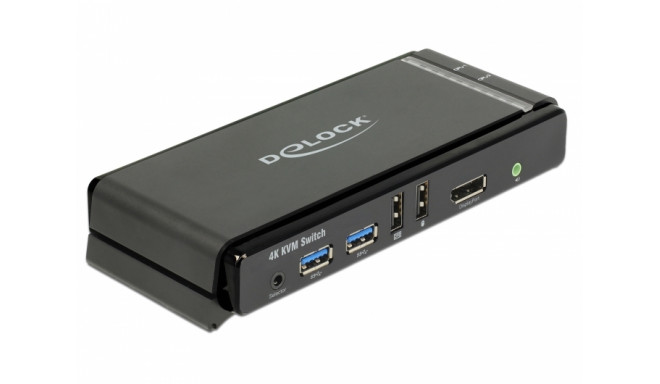 Delock DisplayPort 1.2 KVM Switch 4K 60 Hz with USB 3.0 and Audio