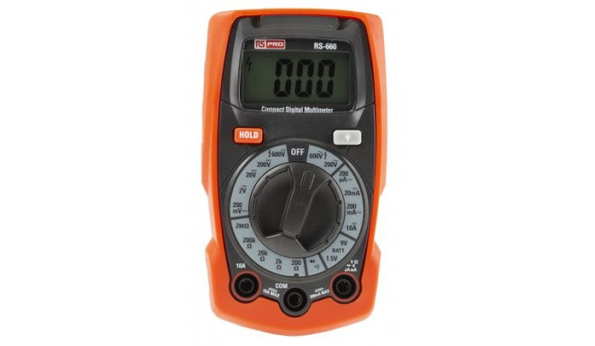 Handheld Digital Multimeter, 10A ac 600V ac 10A dc 600V dc