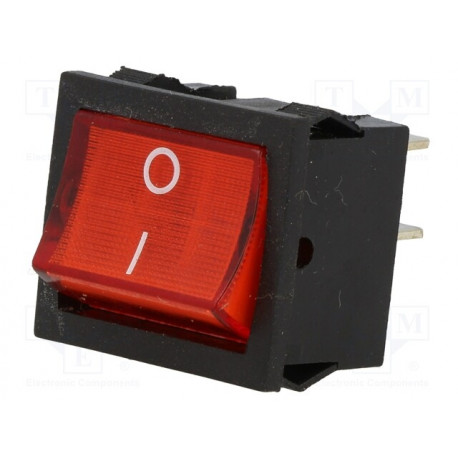Klahvlüliti DPST On-Off 6A 250V Rocker