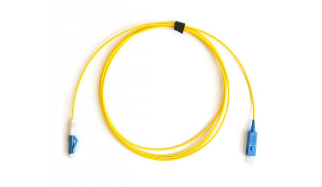 Enhanced LC - SC G.652D Yellow LSZH 1F 2.0mm SPX 0.5M