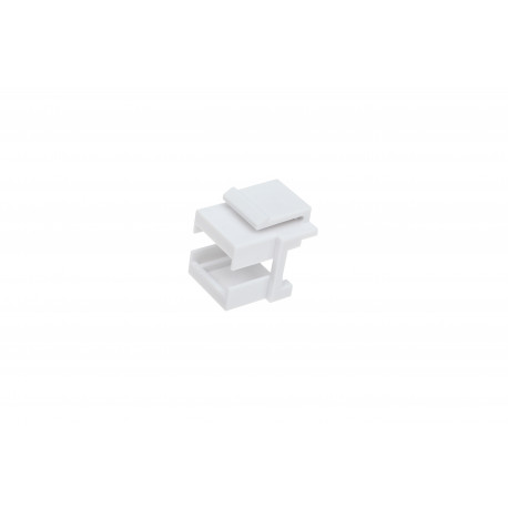 BKT insert - for adaptor SC simplex, LC duplex, for 19´´ modular crossing panel, white