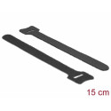Takjapael kaabliside 12mm x 150mm, must, (10.tk)