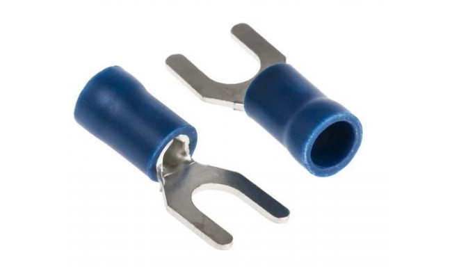 Insulated Crimp Spade Connector 1.5 to 2.5mm² M5 Blue