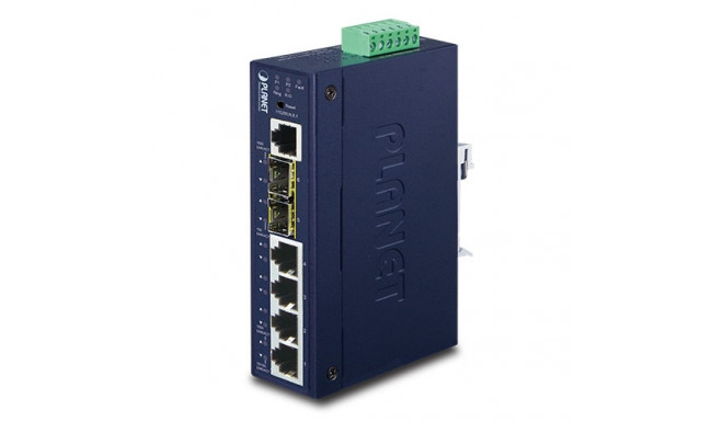 Switch: 4 x 10/100/1000Mbps, 2 x 1G/2.5G SFP, 1 x RJ-45 console, Layer 2/4