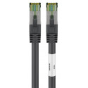 Võrgukaabel Cat8.1 S/FTP 0.5m, must, S/FTP, PiMF LSZH, Cu