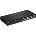 PoE Switch: 8 x 10/100/1000Mbps PoE+, kuni 30W pordi kohta, 65W