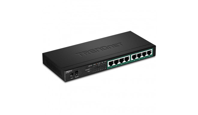 PoE Switch: 8 x 10/100/1000Mbps PoE+, kuni 30W pordi kohta, 65W