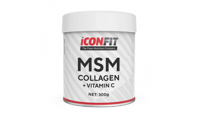 ICONFIT MSM Collagen + Vitamiin C 300 g cranberry/jõhvikas
