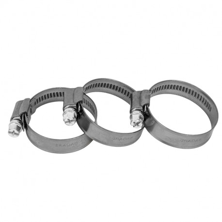 Stainless zebra hose clamp BRADAS 32-50mm