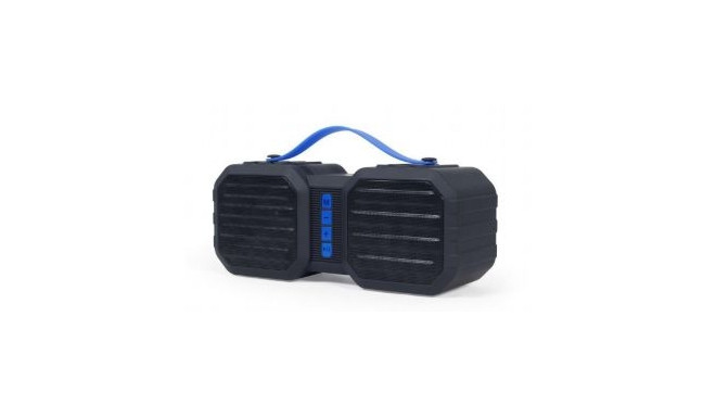 Gembird Portable Speaker||Black / Blue|Portable|1xAudio-In|1xMicroSD Card Slot|Bluetooth|SPK-BT-19