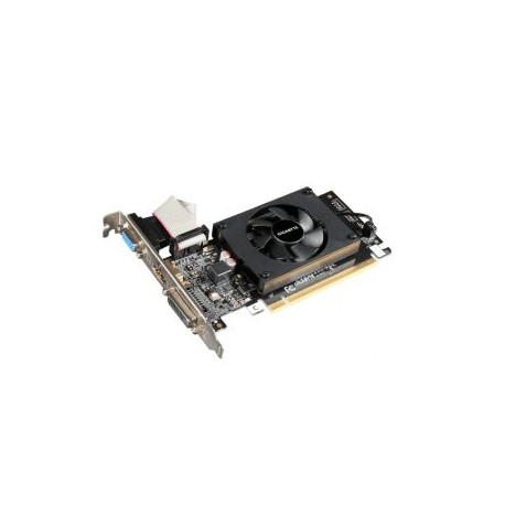 Gigabyte videokaart GV-N710D3-2GL 2.0 NVIDIA 2GB GeForce GT 710 DDR3 PCI Express 2.0 Cooling type Active,