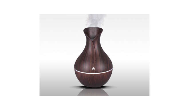 Air Humidifier LTC, 4 colors illuminated, 130ml, dark wood