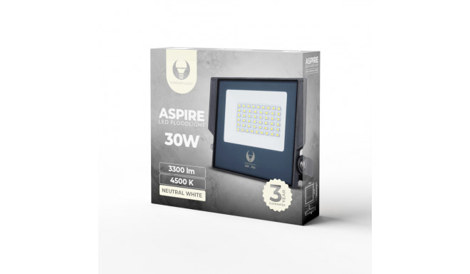 Floodlight LED ASPIRE 30W 4500K 3300lm 230V Forever Light