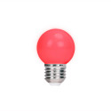 LED Bulb E27 G45 2W 230v red 5pcs Forever Light