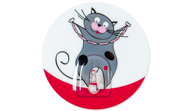 Tatkraft Tom Funny Cats Bathroom Hook Static Cling Multiple Use