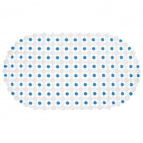 Tatkraft Lotus Anti Slip Bath Shower Mat 68X38 Vinyl (PVC)