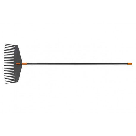 Fan rake FISKARS SOLID, 25 teeth, 175 cm, wide, for leaves
