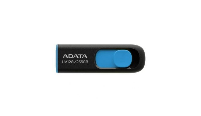 ADATA MEMORY DRIVE FLASH USB3 256GB/BLK/BLUE AUV128-256G-RBE