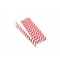 PAPER STRAWS 8X210MM STRIPED OKKO 20PCS