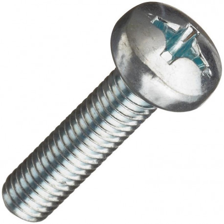 SCREWS PAN HEAD M8X25 ZN10 PCS.