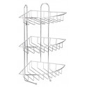 BATH SHELF HIC-0251 METAL ANGULAR 3 PAR