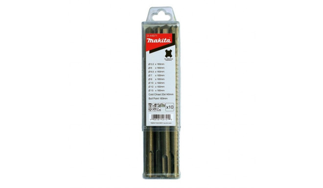 SDS+ DRILLBIT AND CHISEL SET 10 PCS