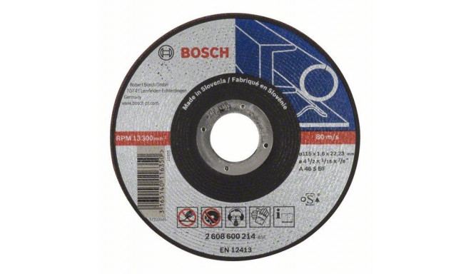 CUTTING DISC METAL 115X22X1.6MM BOSCH