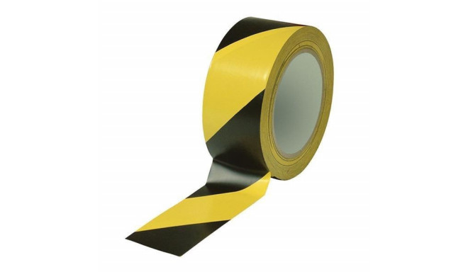 ADHESIVE TAPE 5CMX33M BLACK YELLOW