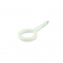 EYE SCREW 10X5X2,7X6 WHITE/ 6PCS