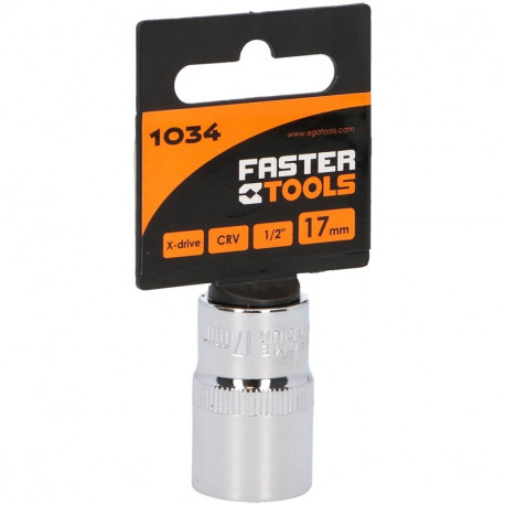FASTER TOOLS 1/2 kuuskantpadrunid 17