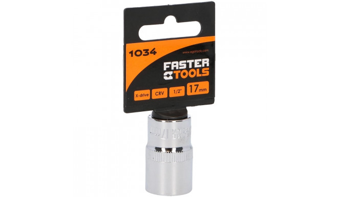 FASTER TOOLS 1/2 kuuskantpadrunid 17