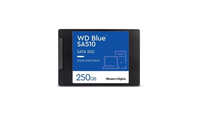 Western Digital SSD||Blue SA510|250GB|SATA 3.0|Write speed 440 MBytes/sec|Read speed 555 MBytes/sec|