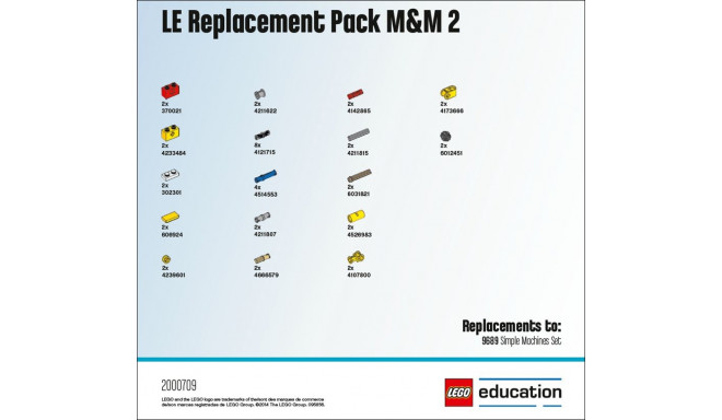 LEGO Education M&M asenduskomplekt 2