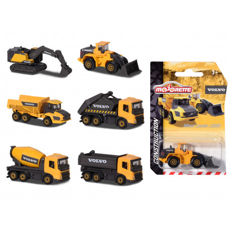 Majorette Volvo ehitussõiduk 6 erinevat