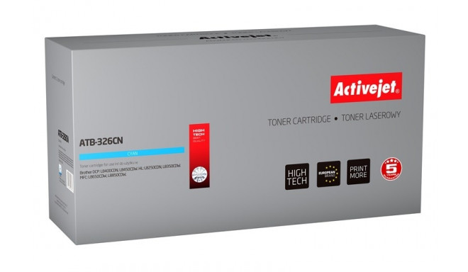 Activejet ATB-326CN Toner (replacement for Brother TN-326C; Supreme; 3500 pages; cyan)