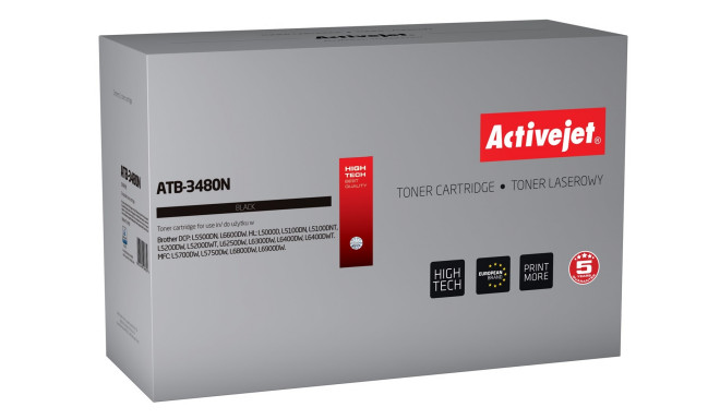 Activejet ATB-3480N toner (replacement for Brother TN-3480; Supreme; 8000 pages; black)